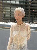 ミルクティーベージュボブ