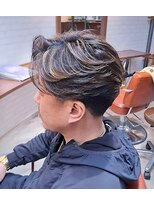ヘアーサロン カヴィエ(hair salon covie)&nbsp;メンズハイライト　白髪ぼかし　フェザーショート