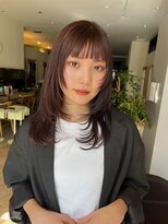 トリッカ シブヤ(TRICCA SHIBUYA)&nbsp;くびれミディ/レイヤーカット/シースルーバング/小顔ヘア