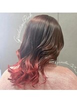 ヘアメロウ ココ(hair mellow CoCo...)&nbsp;グラデーションカラー×ピンク