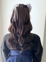 タグマル&nbsp;卒業式袴着付けヘアセット☆ハーフツイン
