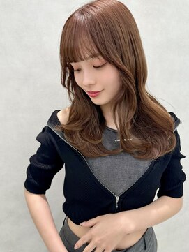 アッシュ 新杉田店(Ash) 新杉田レイヤーカット韓国ダブルカラー顔周り前髪カットボブ
