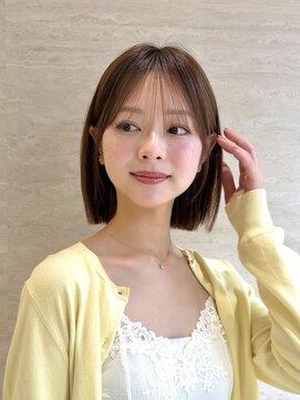 パルス ヨコハマ(PULSE yokohama) 横浜丸顔面長解消タッセルボブレイヤーボブくびれボブ