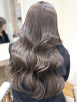 フルブルーム 東林間(fullbloom)&nbsp;レイヤーカットグレージュカラーケアカラーくびれ巻き