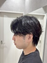 メレ 仙台(Mele) ダウンバングセンターパート/ニュアンスパーマ/シャドウパーマ