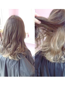 メルシー(Merci) 【Merci】外国人風グレージュ+インナーカラー