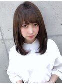 【ROULAND石川】さらツヤストレートセミディ