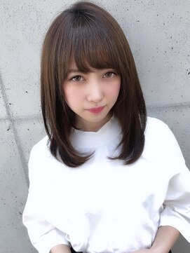 ローラン(ROULAND) 【ROULAND石川】さらツヤストレートセミディ