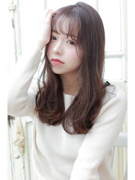ラフィス ヘアー エイル 京橋店(La fith hair ail) 【La fith】 シースルーバング×セミロング
