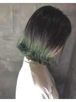ヘアサロンエム 大宮東口(HAIR SALON M)&nbsp;デザインカラー/厚めバング/ローライト/スリークボブ