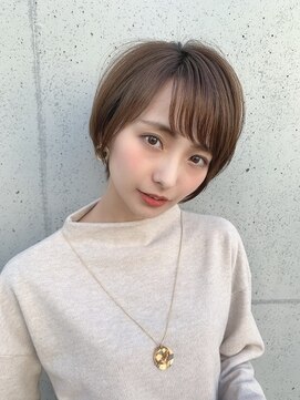 篠田麻里子風ショートボブ L ロンド ストラーダ 心斎橋 Lond Strada のヘアカタログ ホットペッパービューティー