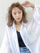 パコ(Paco) 大人可愛いミディアムヘア☆シースルーカラー☆デジタルパーマ