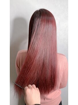 ワット 原宿店(W) ☆髪質改善サイエンスアクア×ピンクレッド☆