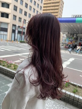 ボアップ 新居浜店(boappu) #ピンクカラー#ピンクベージュ #ロング