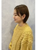 前髪長め／伸ばしかけショート