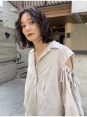 【ON】 くびれミディアム ×  くせ毛パーマ