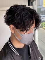ザ サードヘアー 津田沼 (THE 3rd HAIR) 波巻き　センターパート　ツーブロック