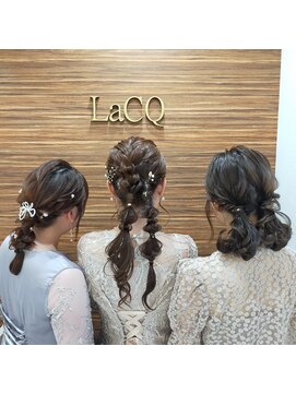 ヘアセットサロン ラシク(LaCQ) お呼ばれ3スタイル