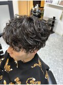 メンズカット×パーマ