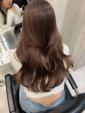 サイン 渋谷(SIGN) 艶髪レイヤーカット韓国ヘアーグレージュ髪質改善トリートメント