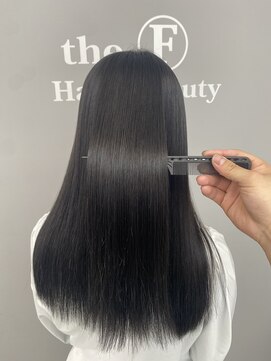 ヘアーアンドビューティーザ エフ(Hair Beauty the F) 艶々_ストレート_髪質改善 R