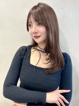 グロー 大宮(GLROW) 韓国レイヤーカットハッシュカット顔周りharuhi