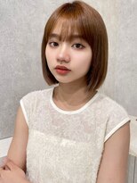 エジョン 幡ヶ谷店(Aejon)&nbsp;イメチェン/似合わせカット/フルバング/レッドブラウン/新宿