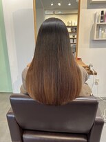 アンクル(ancre)&nbsp;艶髪ストレート×ロング×高濃度髪質改善トリートメント【広島】