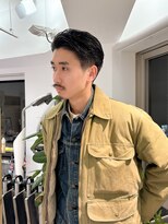 ビビディ バビディ ブー 河原町三条店(Bibbidi.bobbidi.boo)&nbsp;毛流れパーマ ニュアンスパーマ サイドパートスタイル