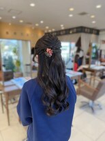 フォルテ 藤枝エピ店 上品ハーフアップ