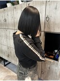 切りっぱなしボブ