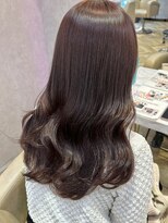 ウェーブミディアムメルティカラー×レイヤーカット韓国[銀座]