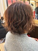 シャンプーボーイアネックス(SHAMPOO BOY Annex)&nbsp;パーマ×ショートボブby ERINA