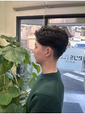 メンズカットパーマ