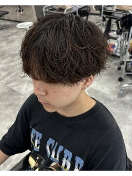 オム ブランシェ(HOMME BLANCHE’) 【Natsuki】シャドウパーマ×シースルーバング