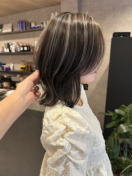 ヘイリー(HAILEY) コントラストグレージュハイライト