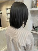 福山美容室caary 髪質改善ストレートレイヤーミディアム20代