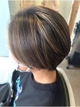 スウィートルーム 辻堂(sweet room) ショートスタイル× シアーハイライトブラウン