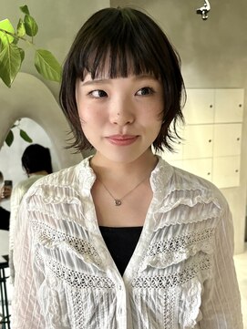 ハウ 心斎橋(how) 夏はコレ!外ハネレイヤーボブ◎20代30代 軽やかイメチェンヘア