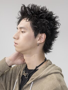 テクト バイアッシュ 吉祥寺店(Tect by Ash) ザクザクスパイキーショートピンパーマアップバングショート