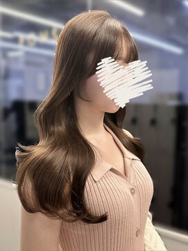 フォンズ(FONS) 上品韓国ヘアミルクティーベージュ