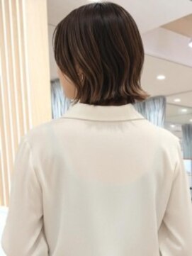 アエル 川西能勢口本店(aeru) 透け感レイヤーボブ【川西能勢口駅】