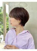 耳掛けレイヤーショートヘア20代30代40代