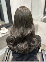 ユアーズヘア 東新宿店(youres hair)&nbsp;オリーブグレージュで上品な髪へ