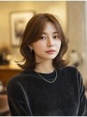 外ハネ 色っぽボブ シナモンベージュ/20代/30代