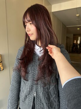 ギフト(GIFT) wine red , long layer