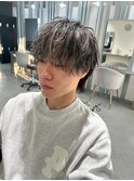 波巻きツイストスパイラルパーマ/フェザーパーマ/眉毛/メンズ