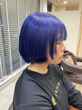 ファブ 千葉店(FaB) ブルー×ボブレイヤー