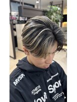 ソルバー(SOLVER) バレイヤージュ風メンズハイライト