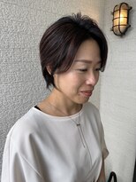 バーチミシマ(BIRCH mishima)&nbsp;大人ピンクハイライト入りショートヘア☆圧倒的技術ショートヘア